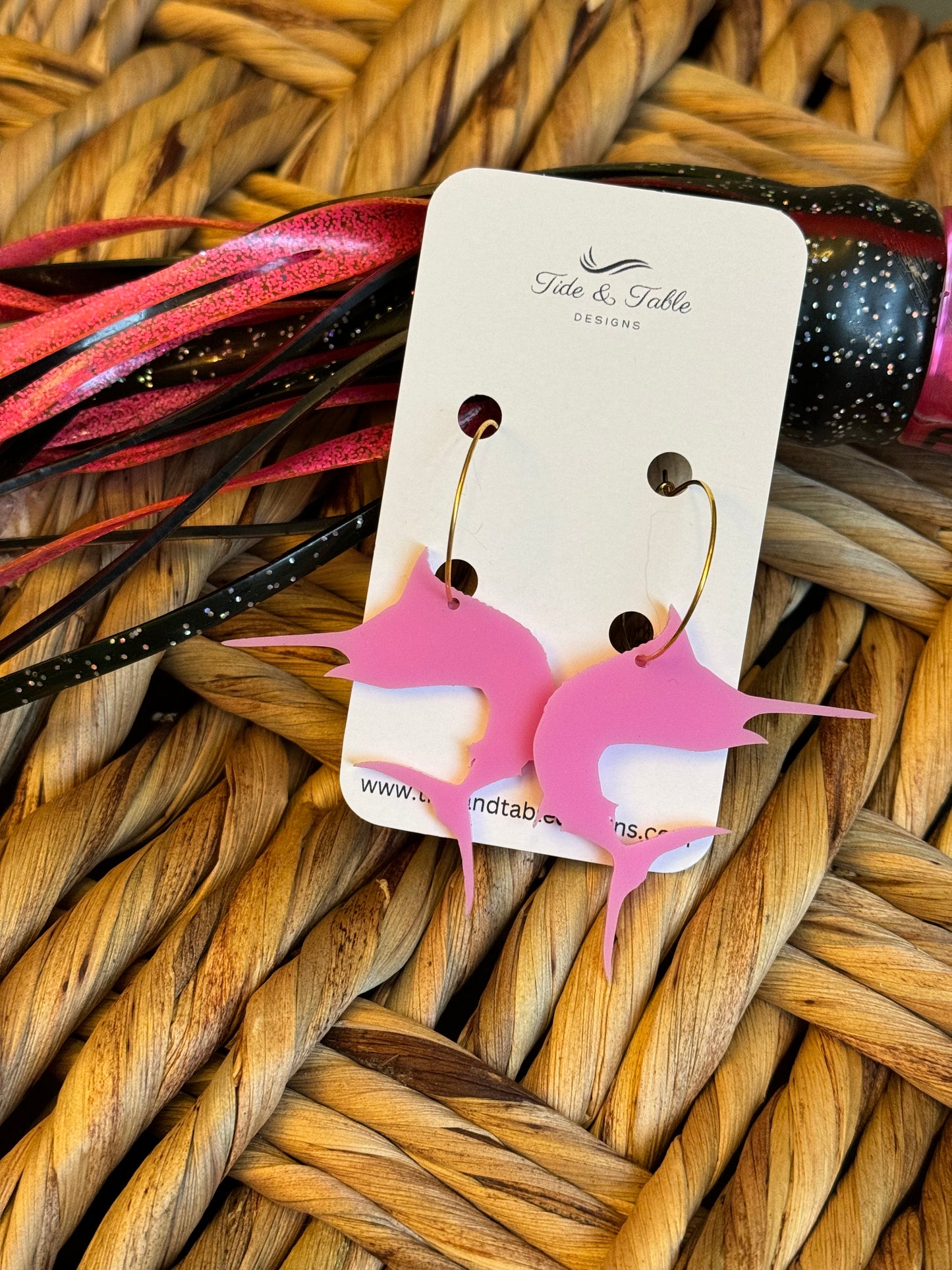 Marlin Hoop Earrings
