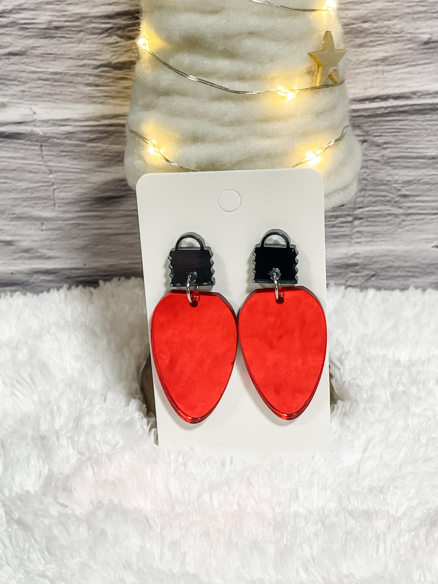 Christmas Light Earrings