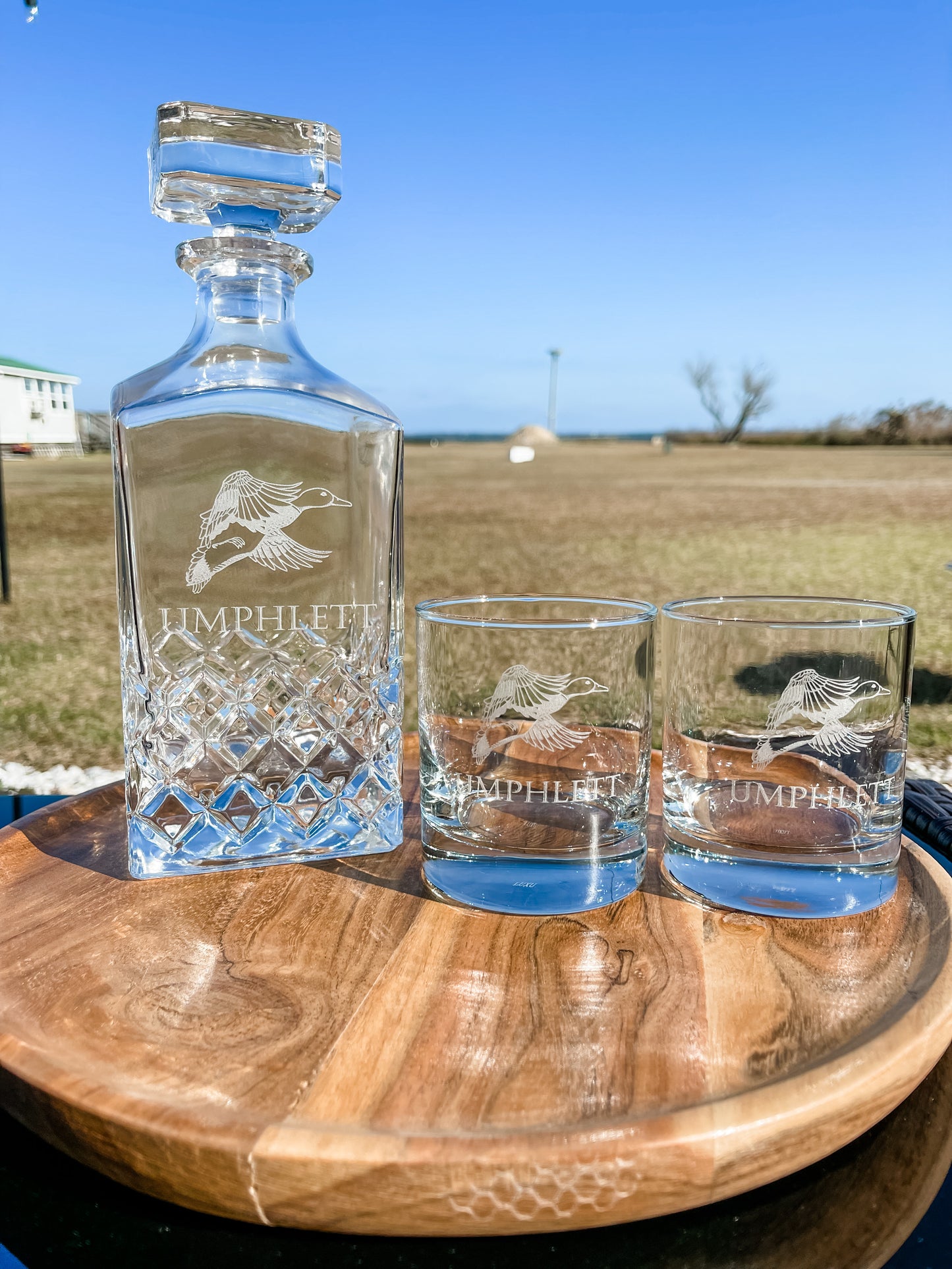 Decanter and Glass Set