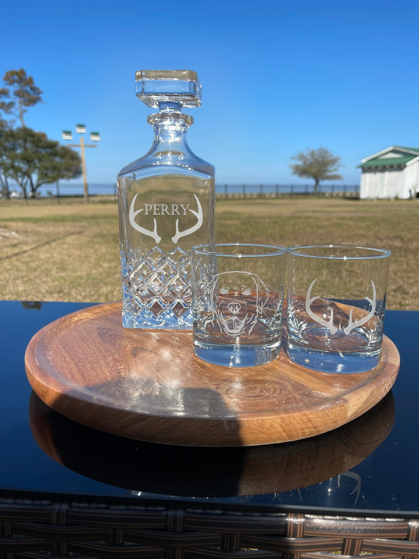 Decanter and Glass Set