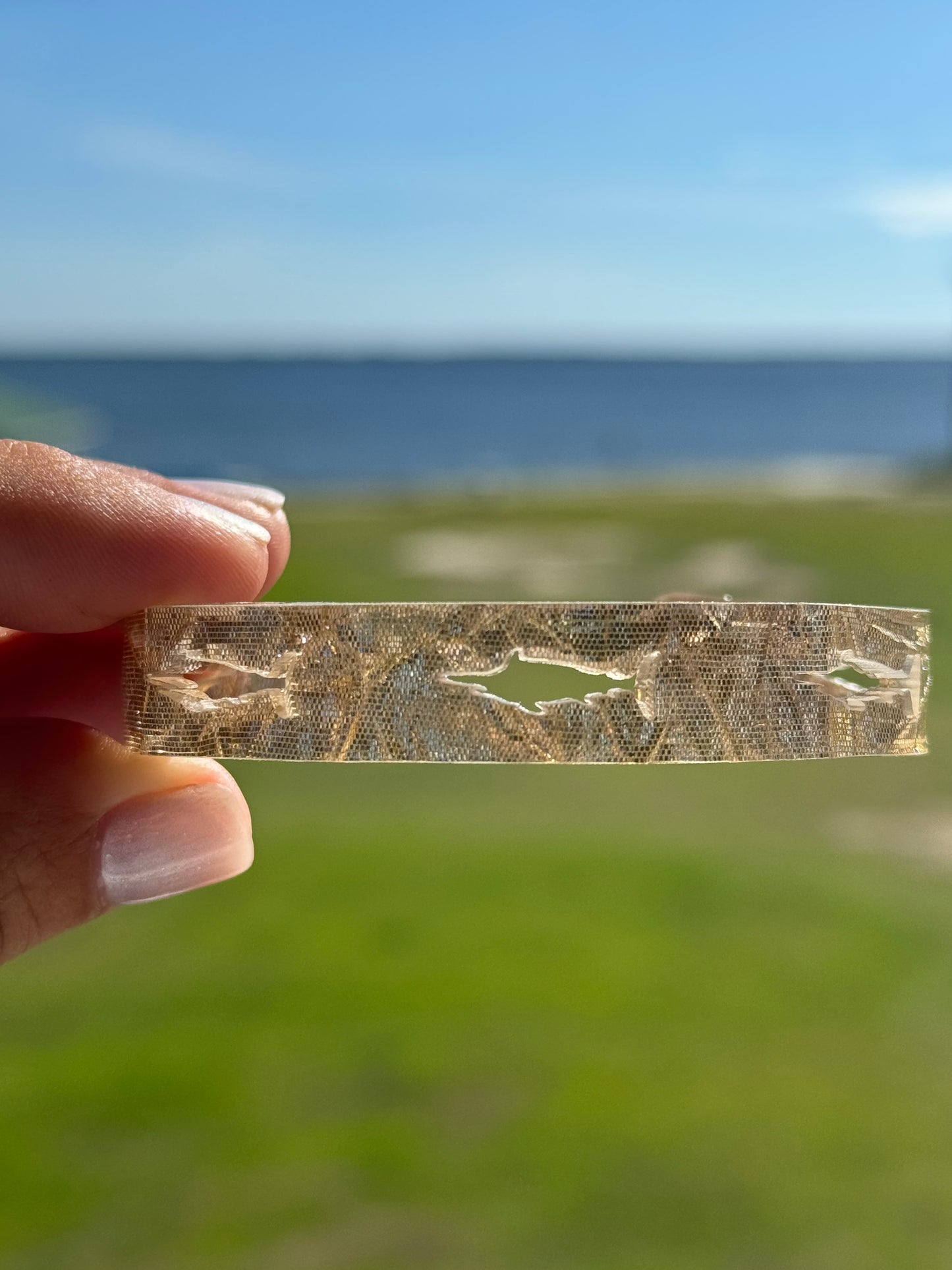 Gold Marlin Cuff Bracelet