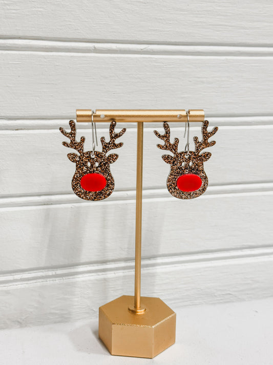 Rudolph Earrings