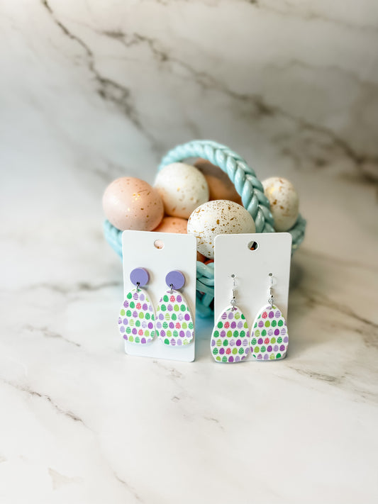 Egg Pattern Earring